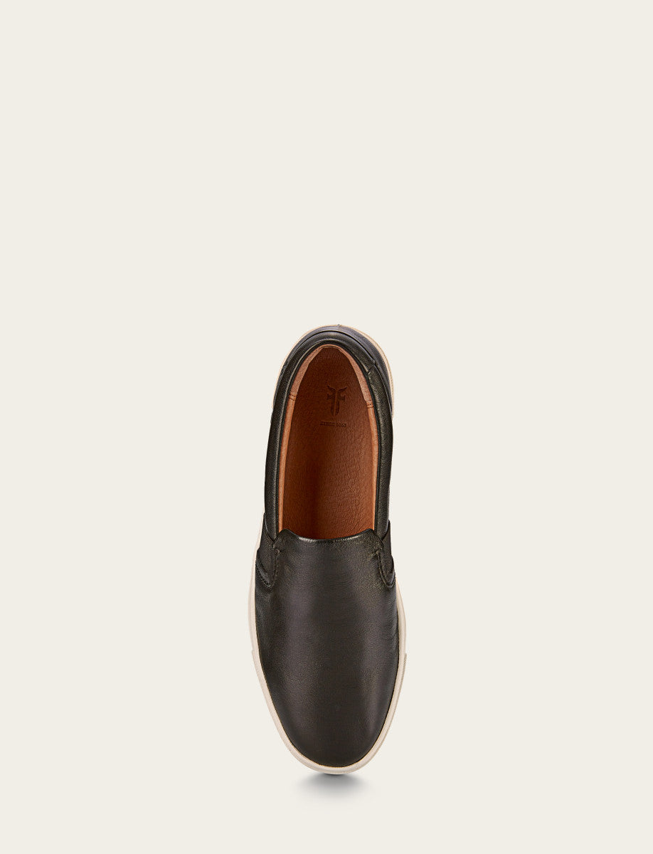 Women's Black Ivy Slip On Sneakers - Black