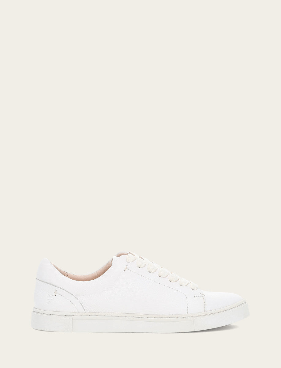 Women's White Ivy Low Lace Sneakers - White