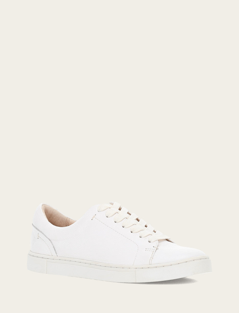 Women's White Ivy Low Lace Sneakers - White