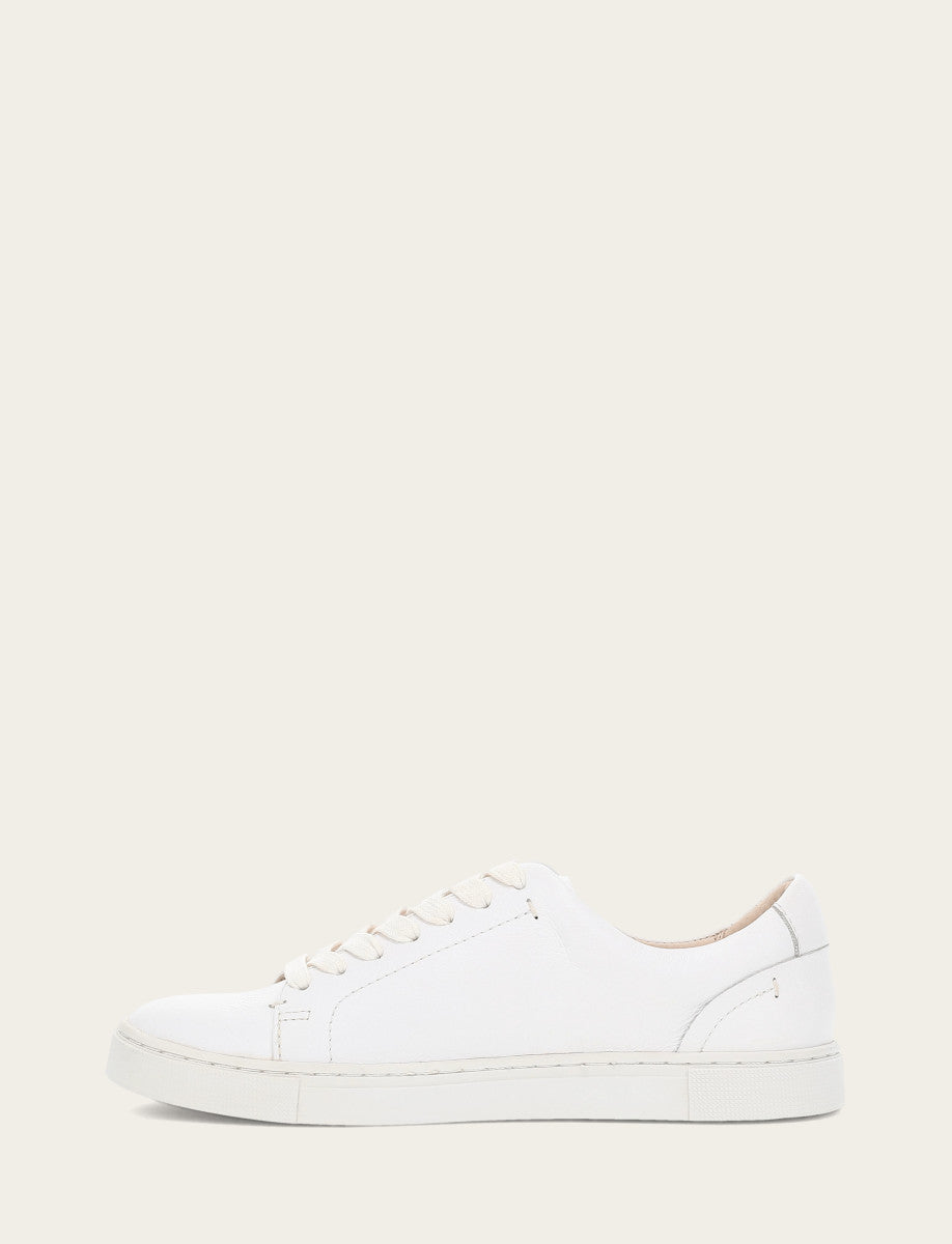Women's White Ivy Low Lace Sneakers - White