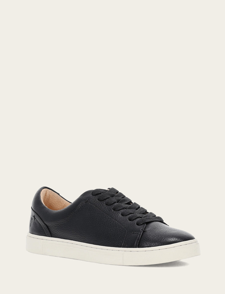 Women's Black Ivy Low Lace Sneakers - Black