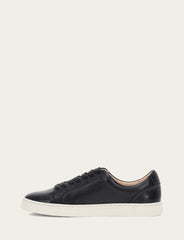 Women's Black Ivy Low Lace Sneakers - Black