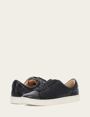Women's Black Ivy Low Lace Sneakers - Black
