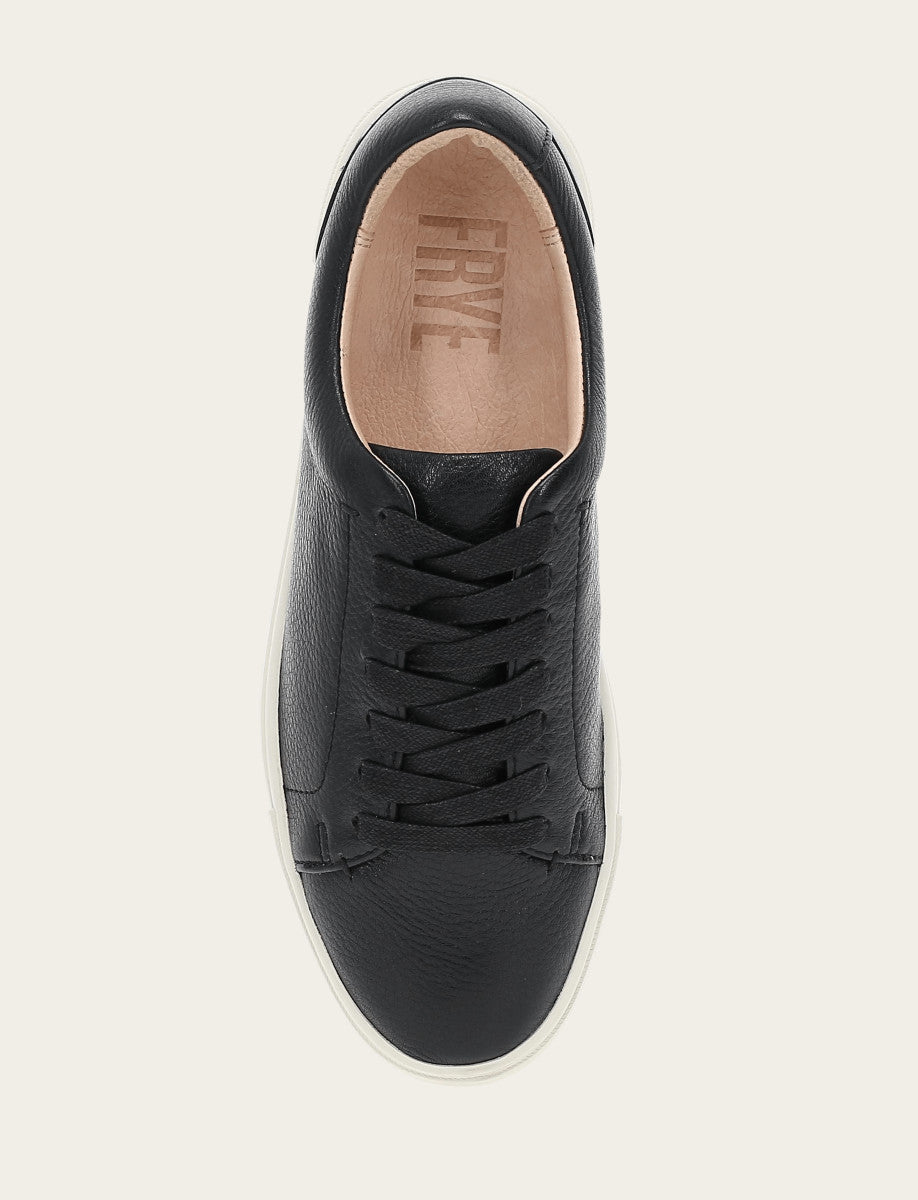 Women's Black Ivy Low Lace Sneakers - Black