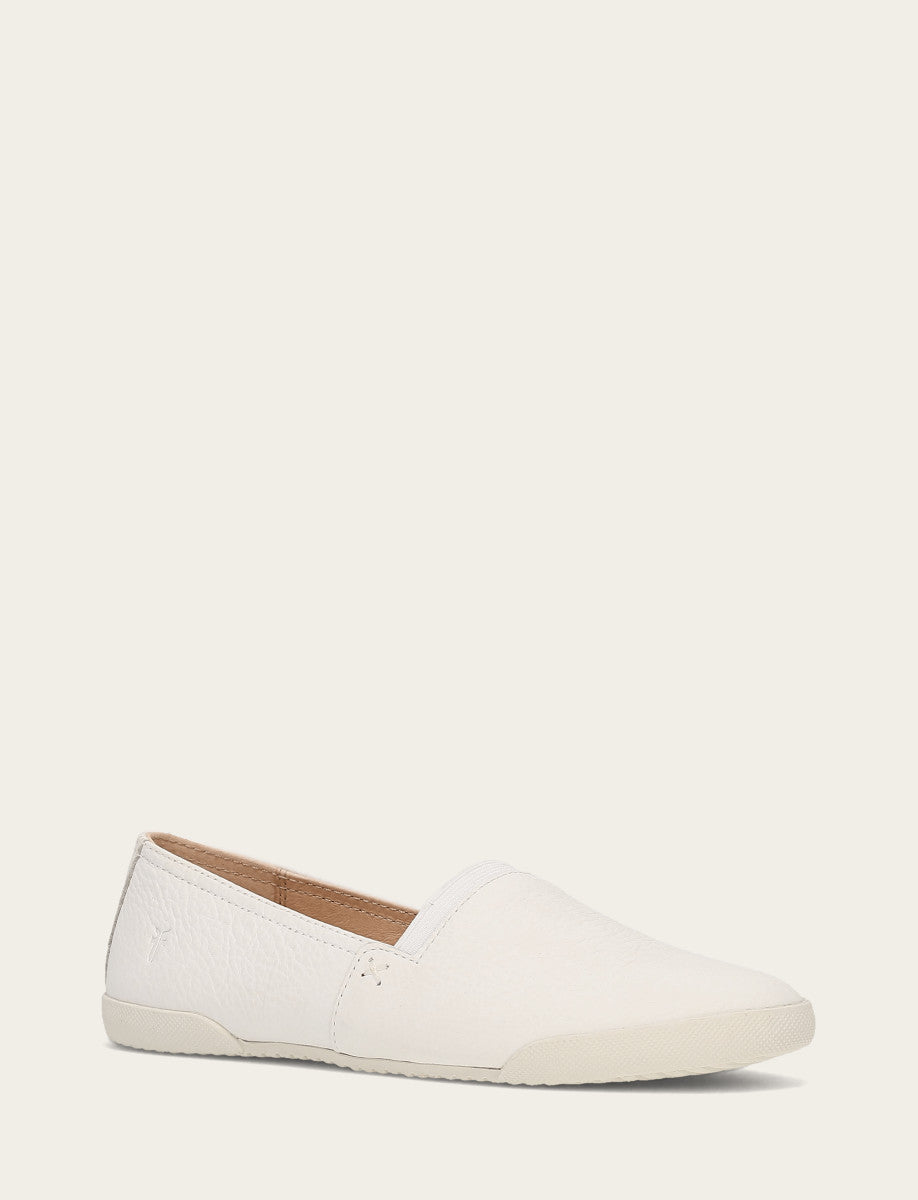 Women's White Melanie Slip On Sneakers - White
