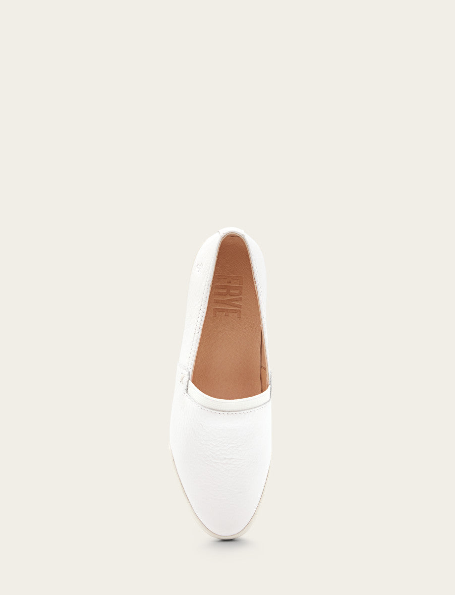 Women's White Melanie Slip On Sneakers - White