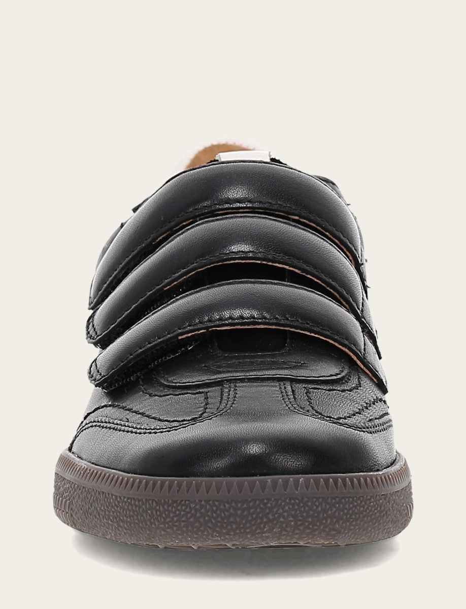 Women's Black Milly 3 Strap Sneakers - Black