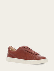 Women's Cognac Ivy Low Lace Sneakers - Cognac