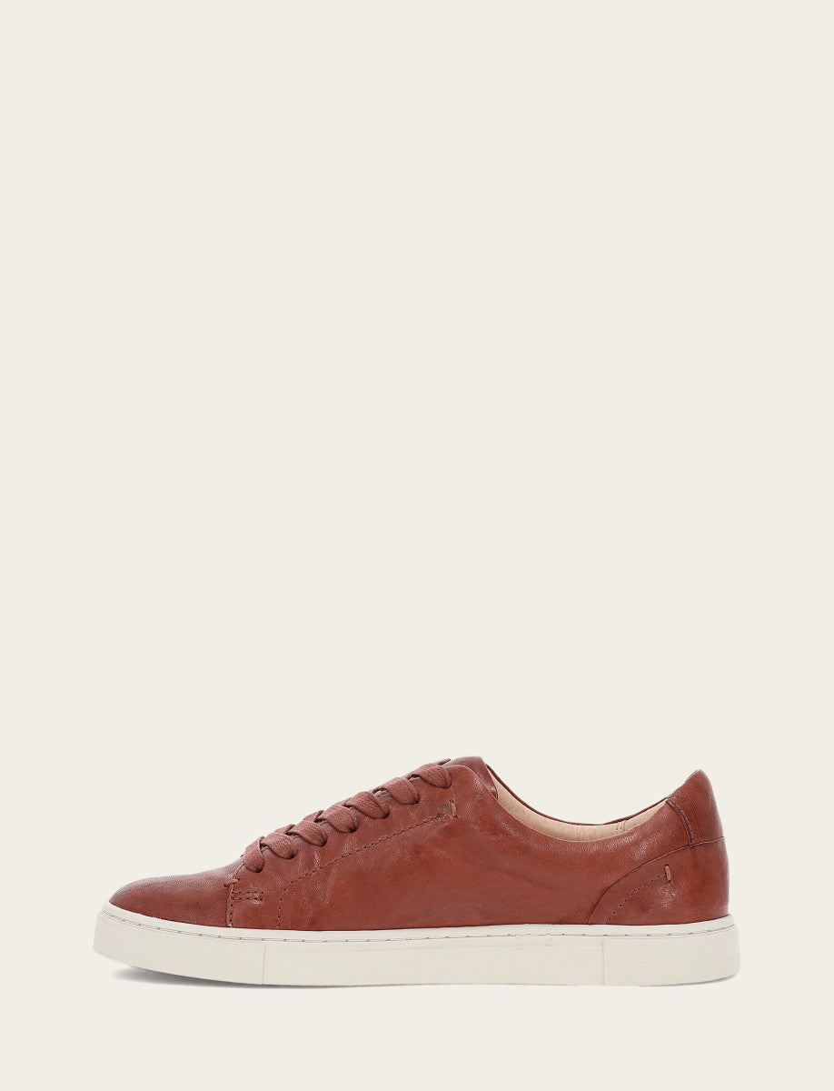 Women's Cognac Ivy Low Lace Sneakers - Cognac