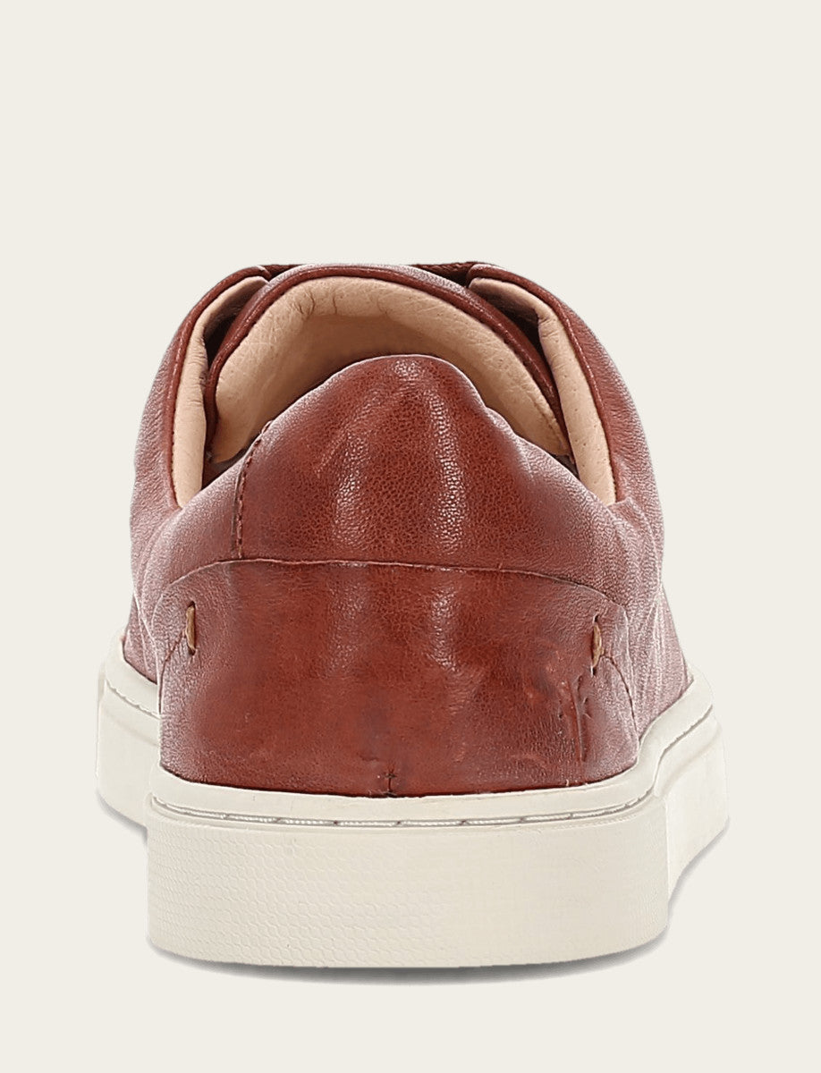 Women's Cognac Ivy Low Lace Sneakers - Cognac