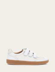 Women's White Milly 3 Strap Sneakers - White