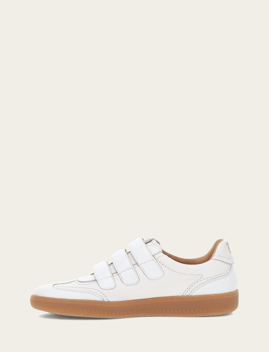 Women's White Milly 3 Strap Sneakers - White