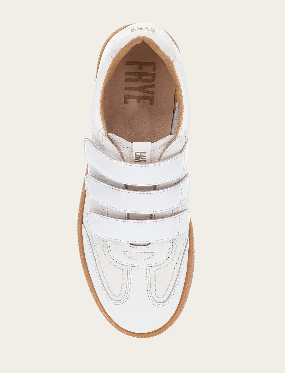 Women's White Milly 3 Strap Sneakers - White