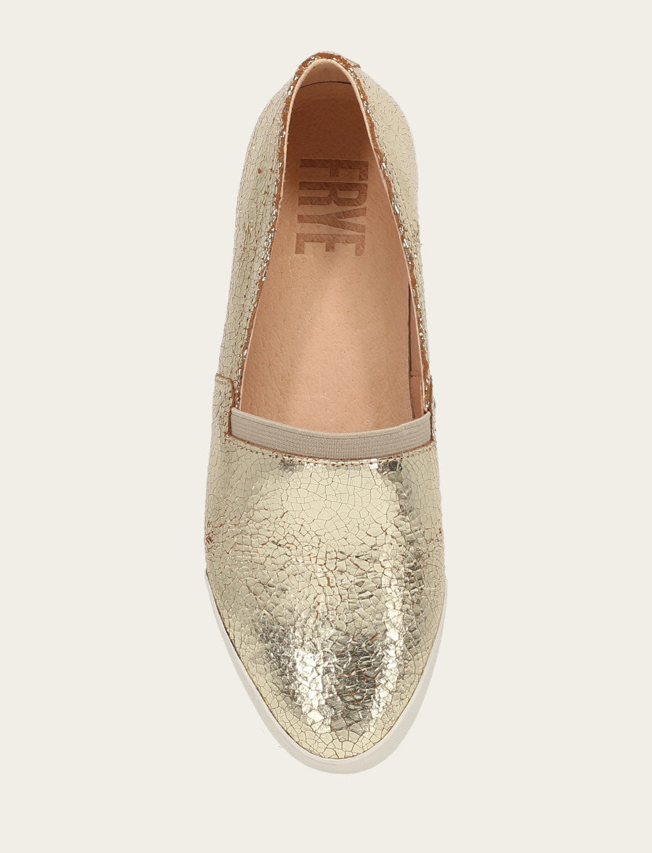 Women's Gold Mirror Melanie Slip On Sneakers - Gold Mirror