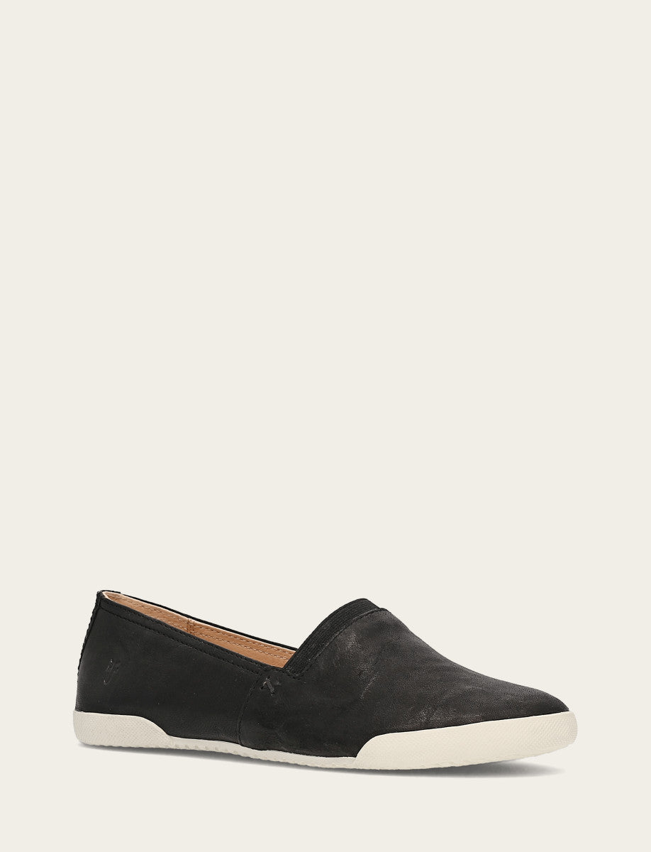 Women's Black Melanie Slip On Sneakers - Black