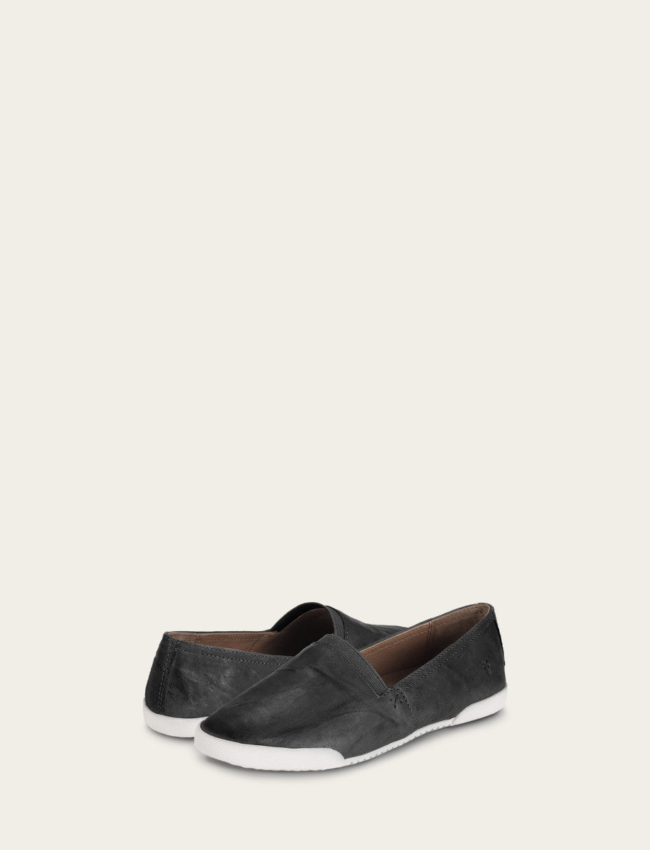 Women's Black Melanie Slip On Sneakers - Black