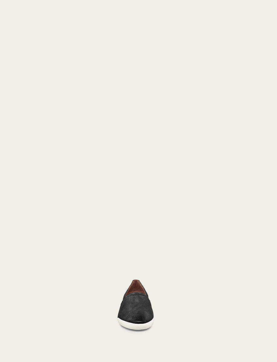 Women's Black Melanie Slip On Sneakers - Black