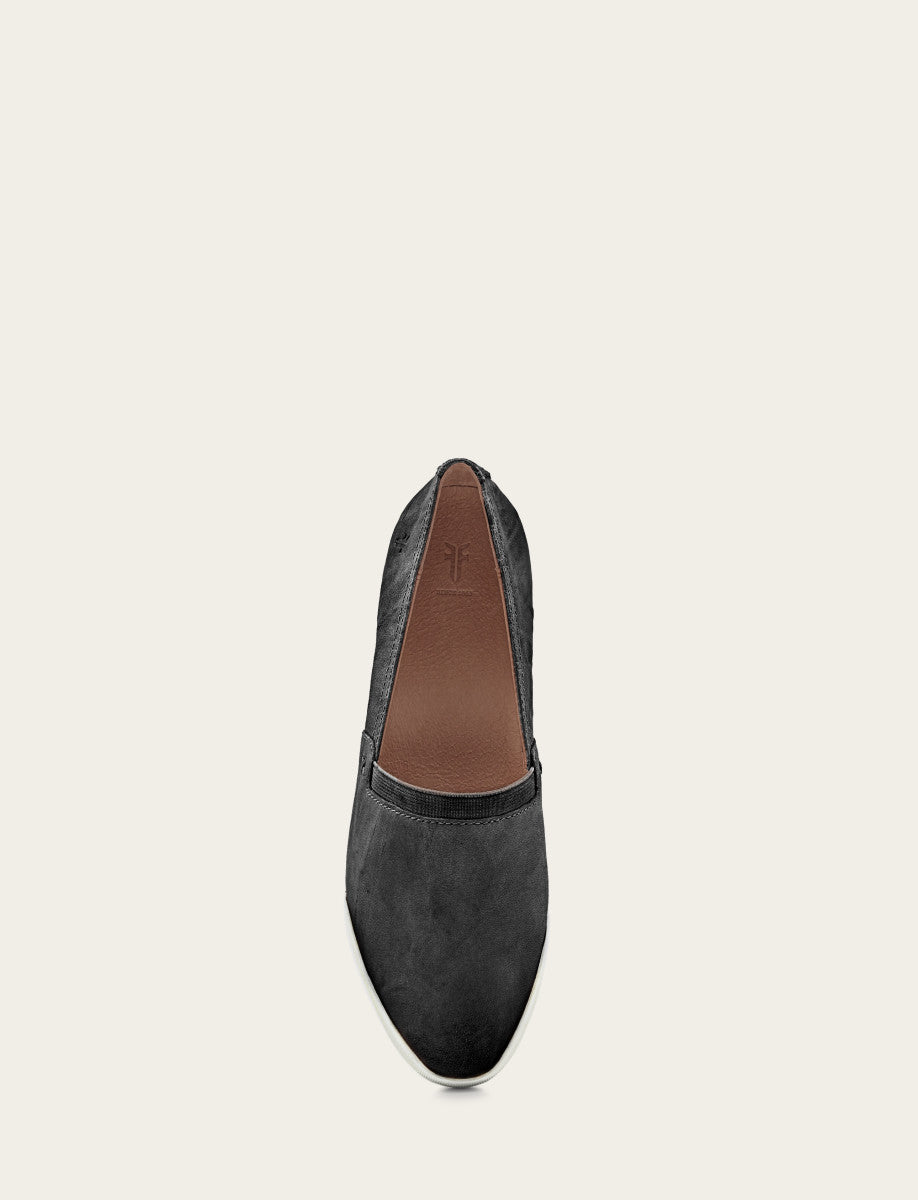 Women's Black Melanie Slip On Sneakers - Black