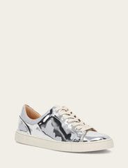 Women's Silver Ivy Low Lace Slip On Sneakers - Silver