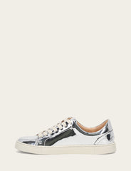 Women's Silver Ivy Low Lace Slip On Sneakers - Silver