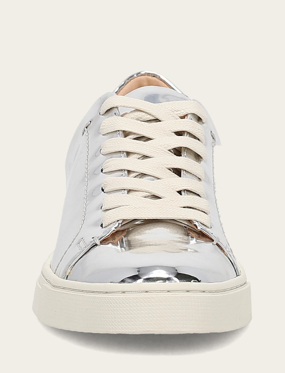Women's Silver Ivy Low Lace Slip On Sneakers - Silver