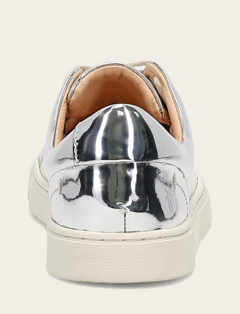 Women's Silver Ivy Low Lace Slip On Sneakers - Silver