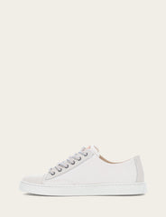 Women's Ivory Ivy Canvas Low Lace Sneakers - Ivory