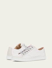 Women's Ivory Ivy Canvas Low Lace Sneakers - Ivory