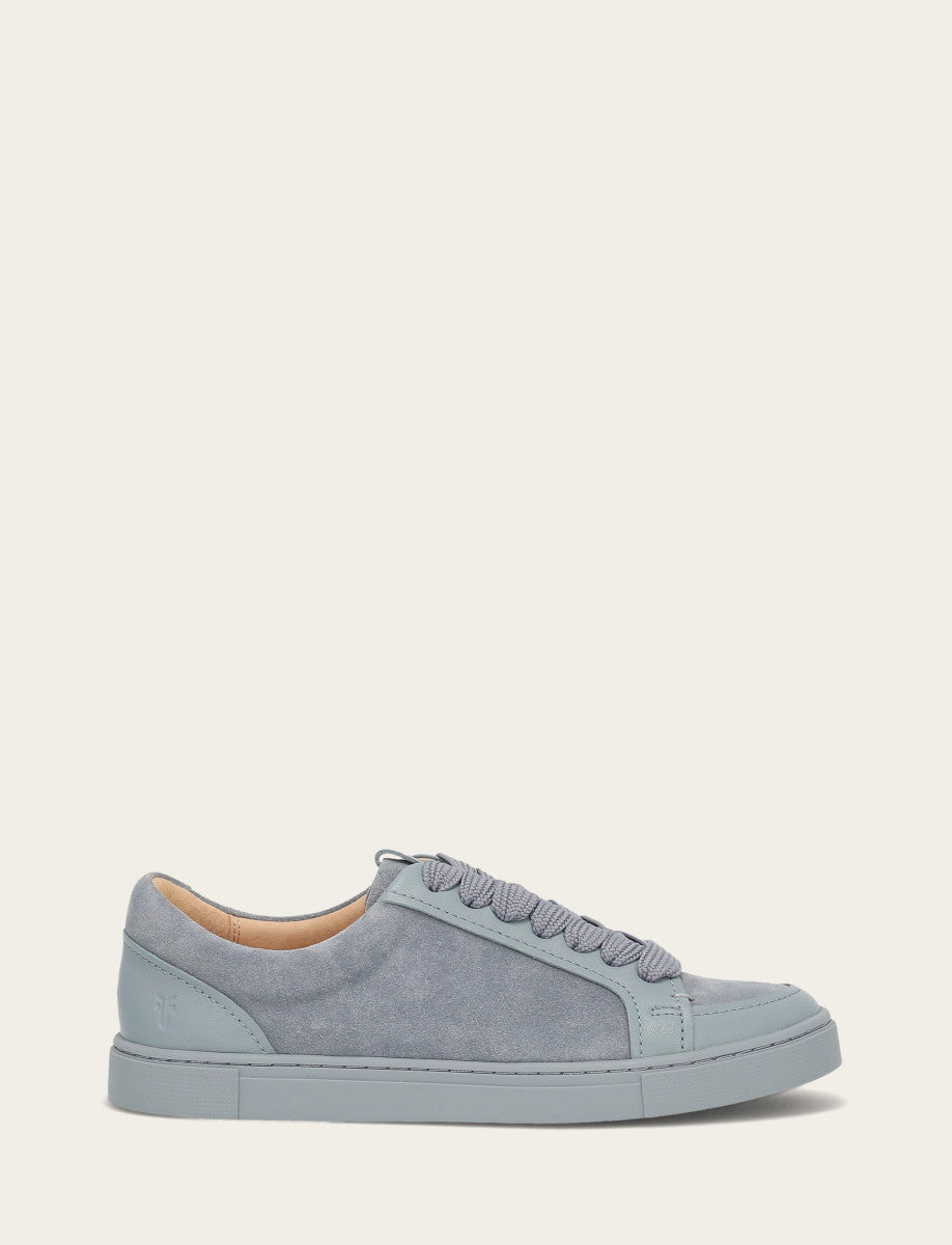 Women's Steel Blue Ivy Court Low Lace Sneakers - Steel Blue