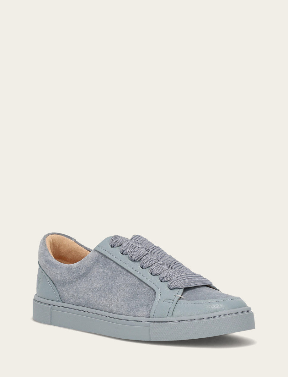 Women's Steel Blue Ivy Court Low Lace Sneakers - Steel Blue