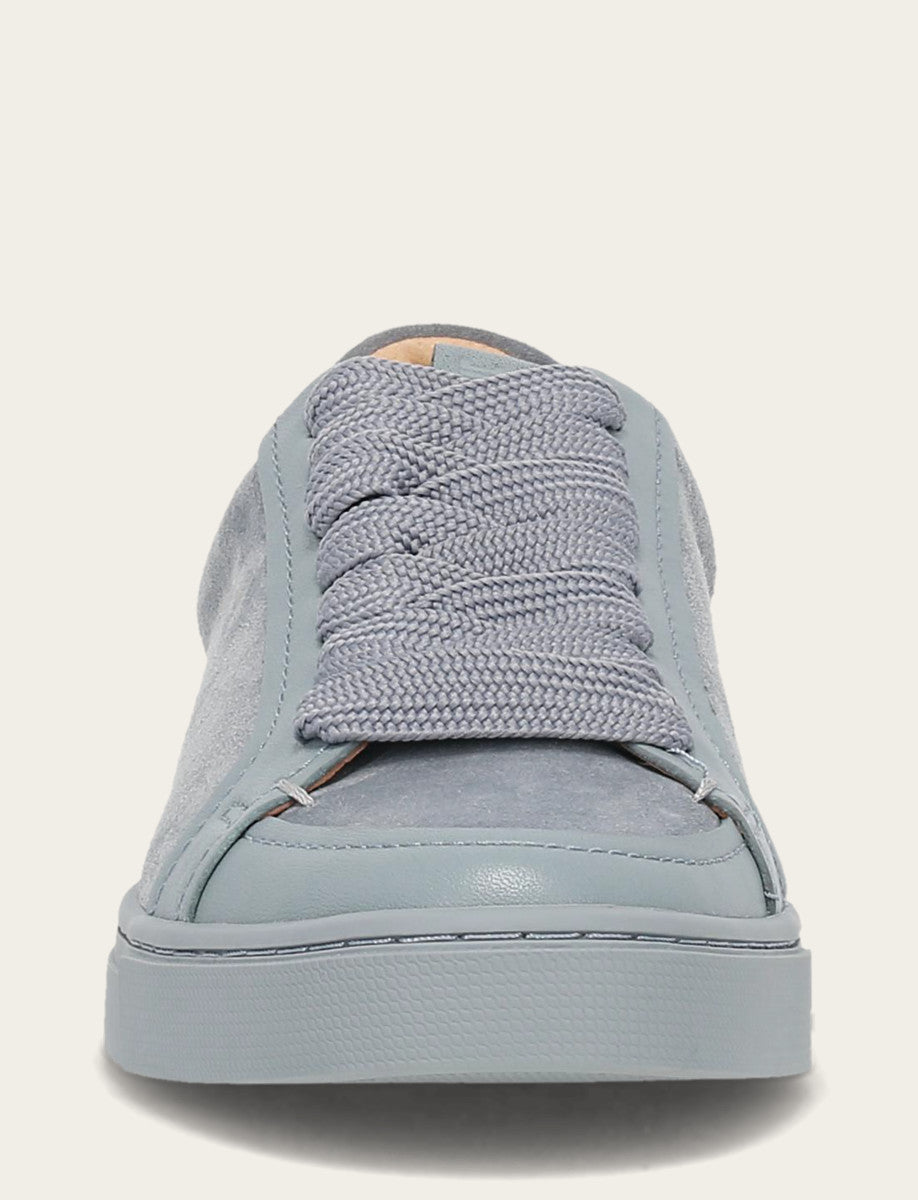 Women's Steel Blue Ivy Court Low Lace Sneakers - Steel Blue