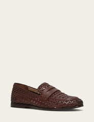 Faith Woven Loafer - Dark Brown