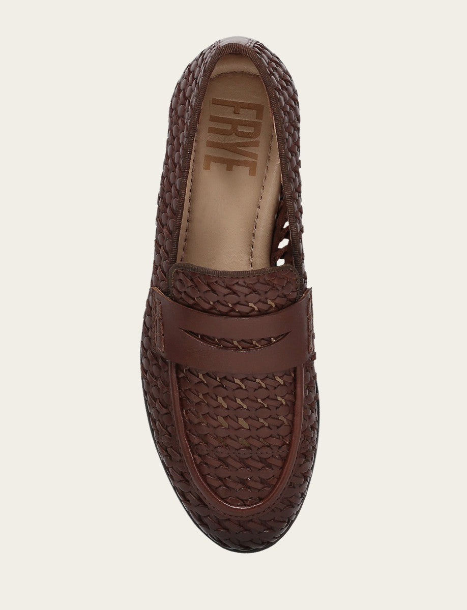 Faith Woven Loafer - Dark Brown