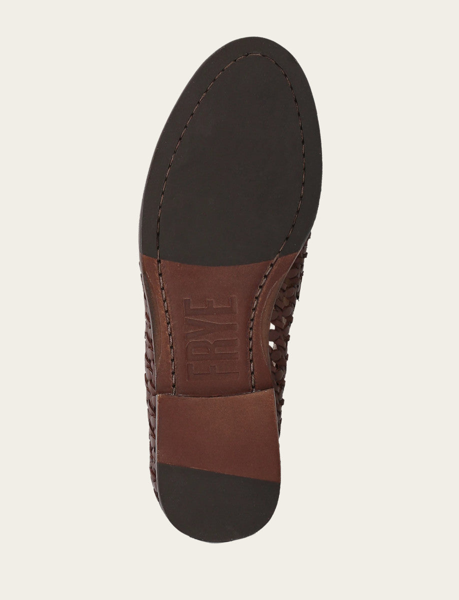 Faith Woven Loafer - Dark Brown