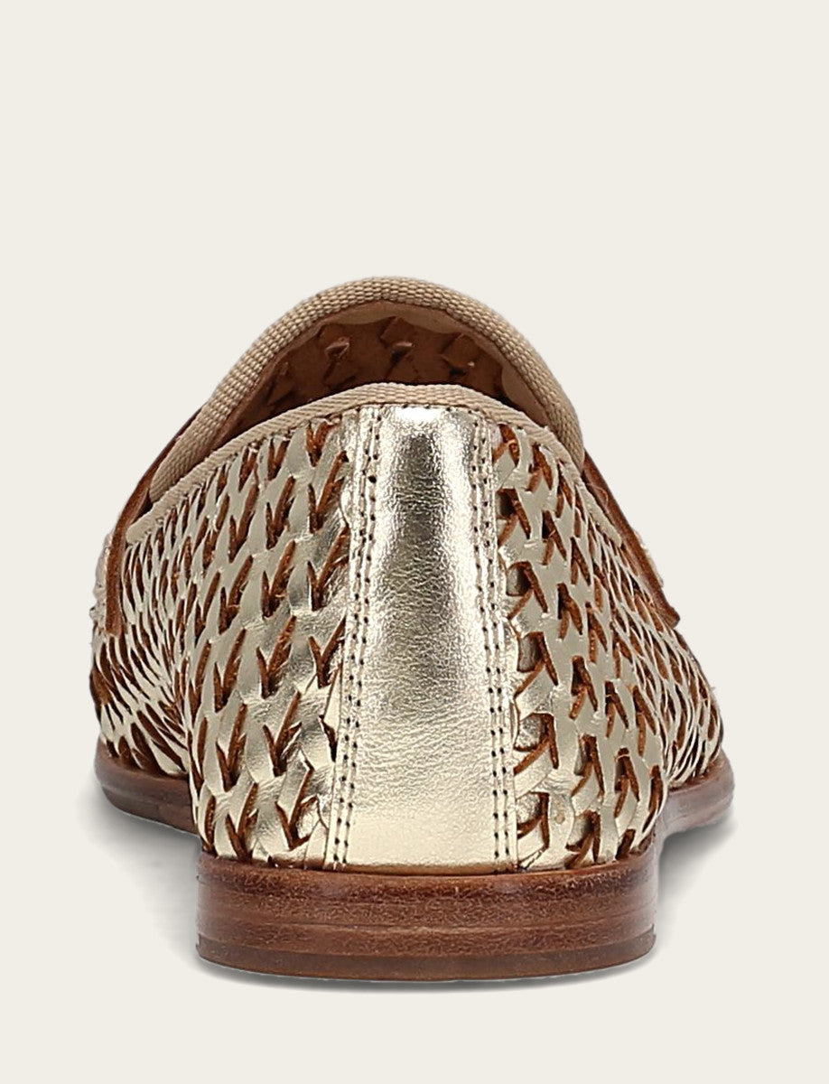 Faith Woven Loafer - Gold