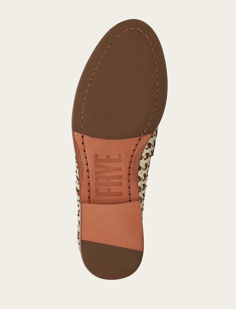Faith Woven Loafer - Gold
