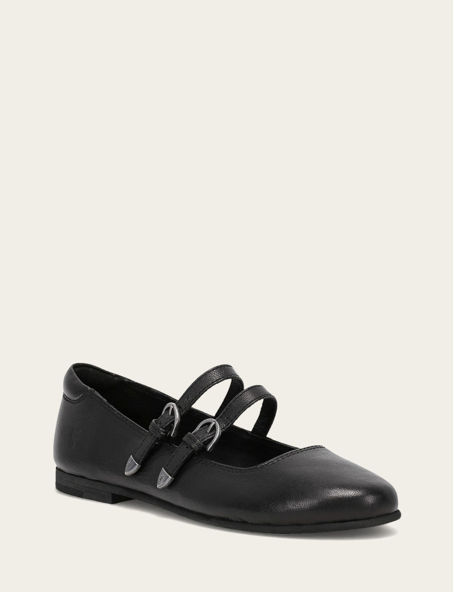 Women's Black Carson Multi Mary Jane Flats - Black