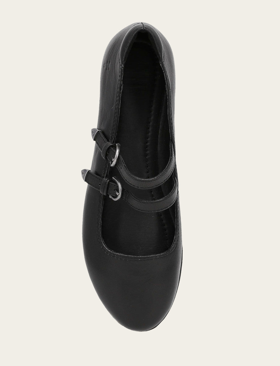Women's Black Carson Multi Mary Jane Flats - Black