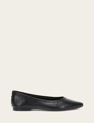 Women's Black Heather Ballet Flats - Black