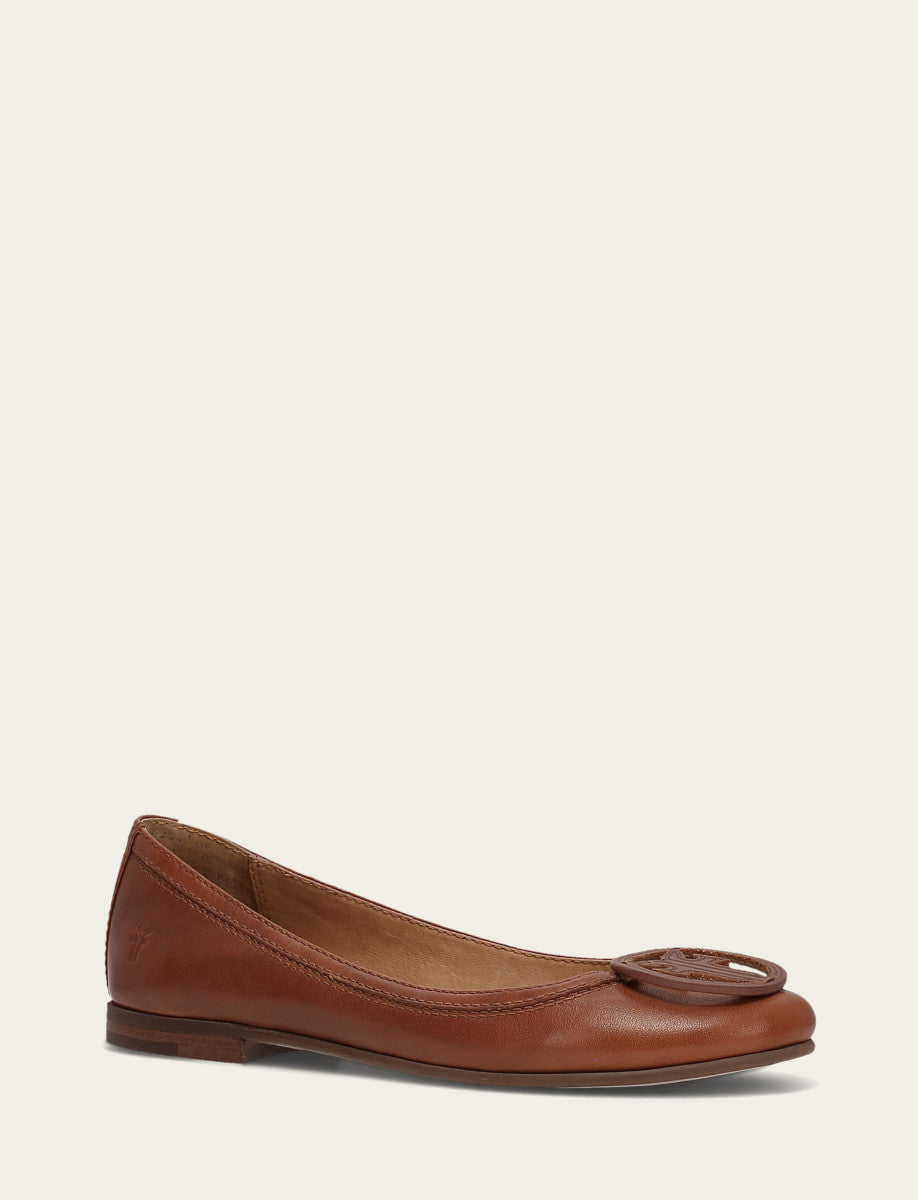 Women's Cinnamon Carson Logo Ballet Shoe - Cinnamon