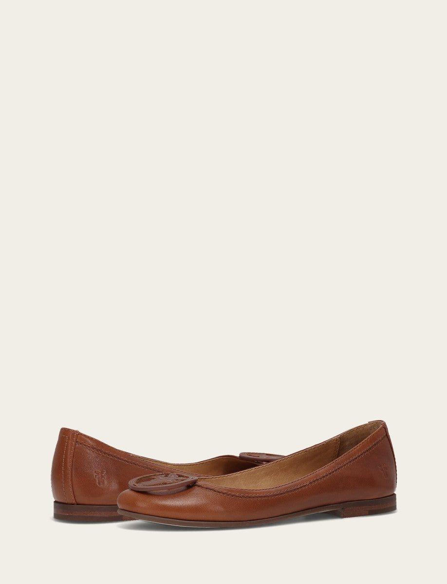 Women's Cinnamon Carson Logo Ballet Shoe - Cinnamon