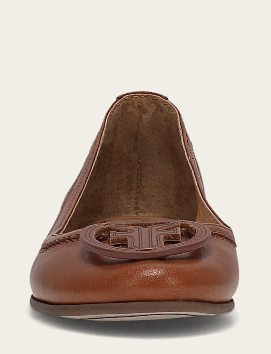Women's Cinnamon Carson Logo Ballet Shoe - Cinnamon