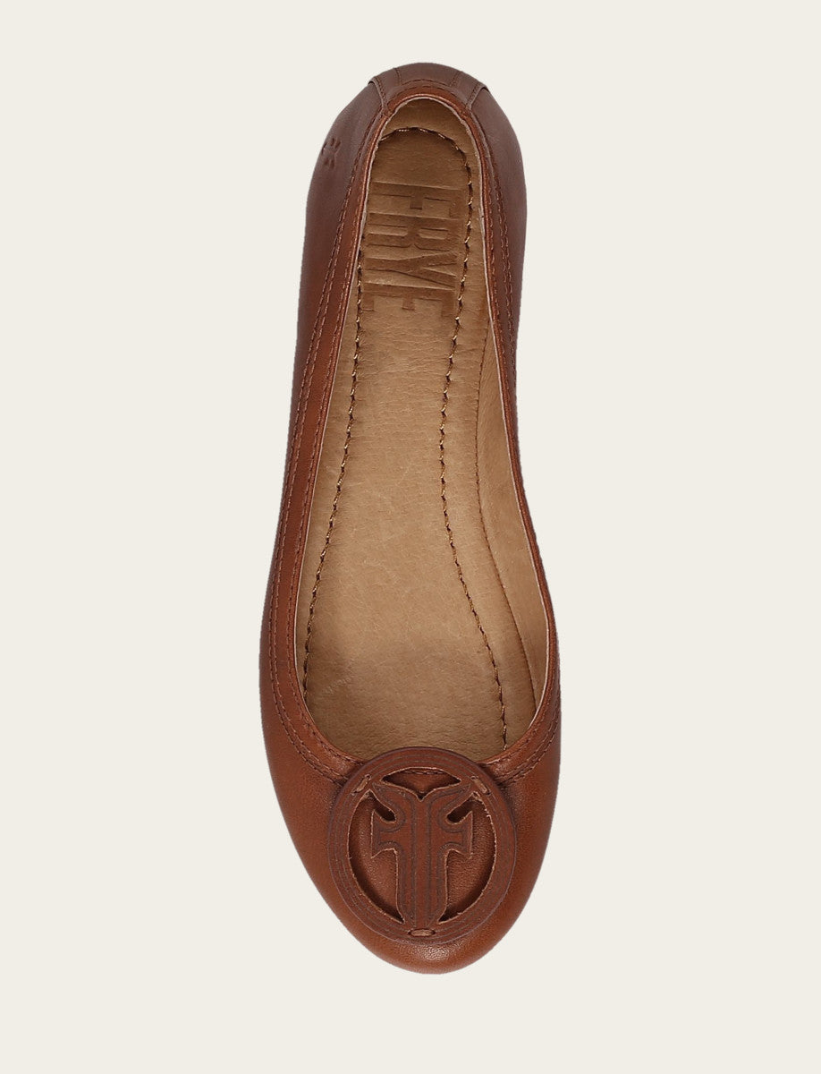 Women's Cinnamon Carson Logo Ballet Shoe - Cinnamon