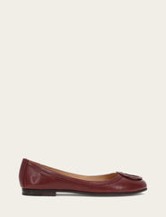 Women's Cranberry Carson Logo Ballet Shoe - Cranberry