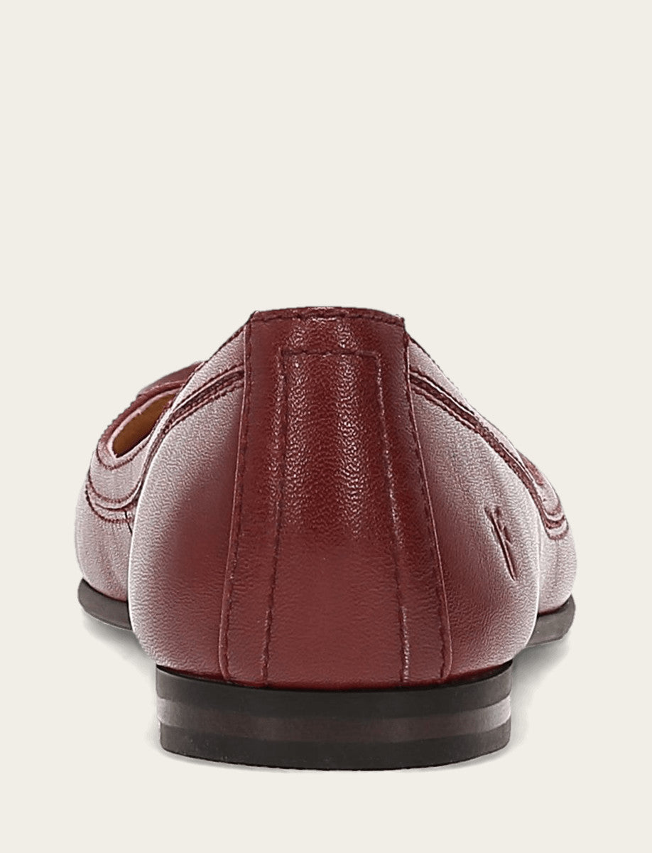 Women's Cranberry Carson Logo Ballet Shoe - Cranberry