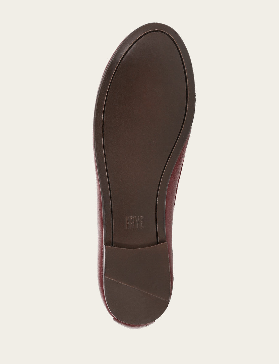 Women's Cranberry Carson Logo Ballet Shoe - Cranberry