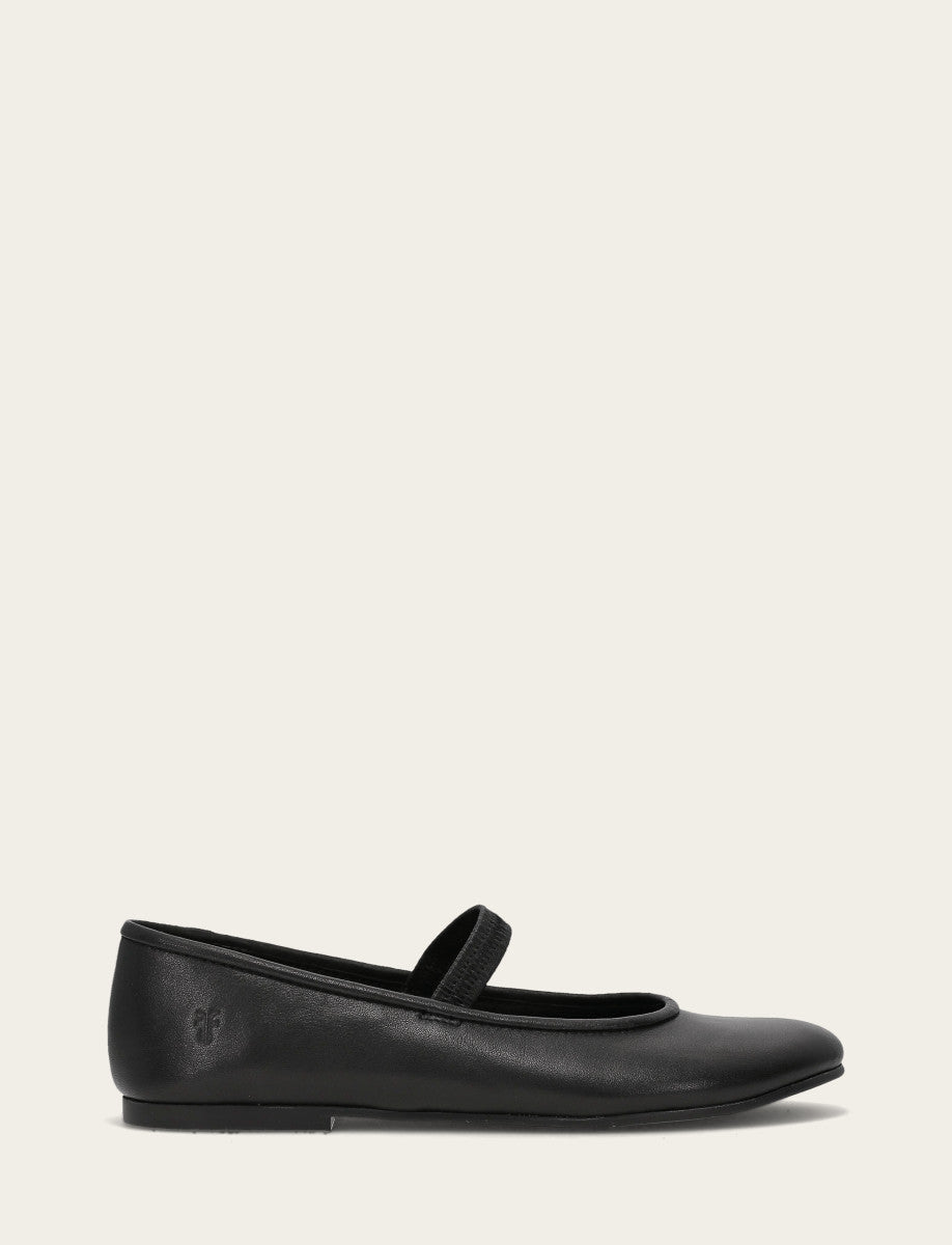 Women's Black Emma Elastic Mary Jane Shoe - Black