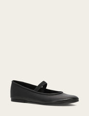 Women's Black Emma Elastic Mary Jane Shoe - Black
