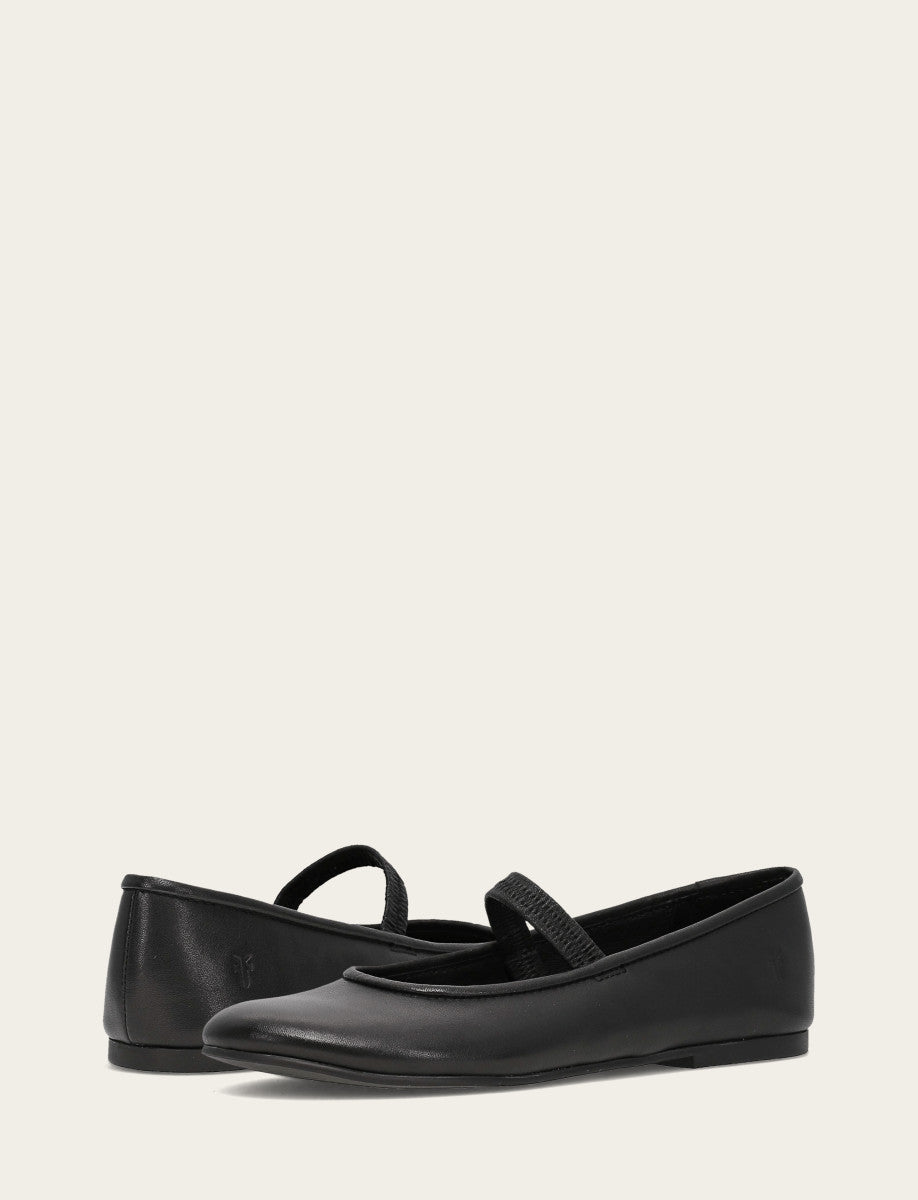 Women's Black Emma Elastic Mary Jane Shoe - Black