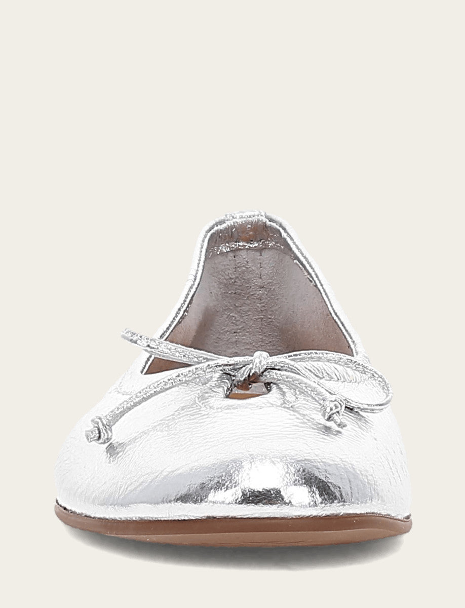 Women's Silver Emma Ballet Shoe - Silver
